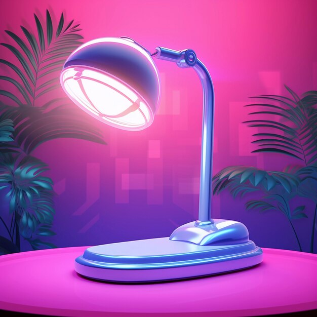 Digital art light lamp design