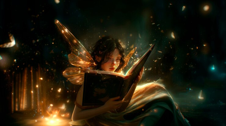 Free Photo digital art of magical fairy