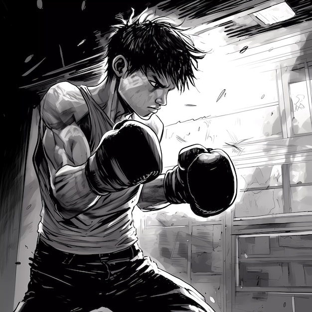 Digital art style  boxing day celebration