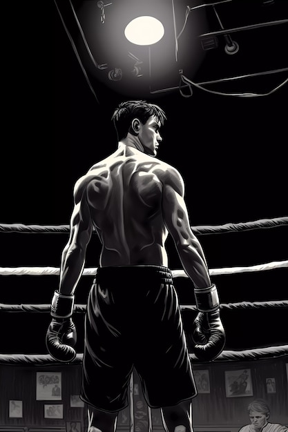 Foto gratuita celebrazione del giorno della boxe in stile arte digitale