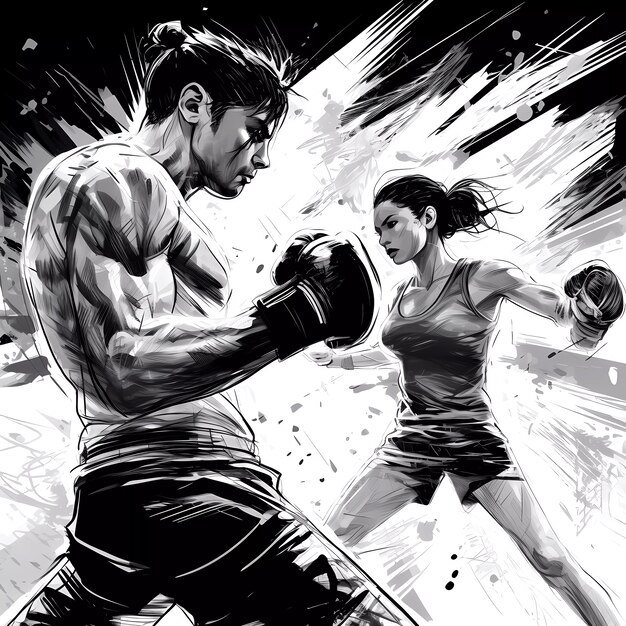 digital art style  boxing day celebration