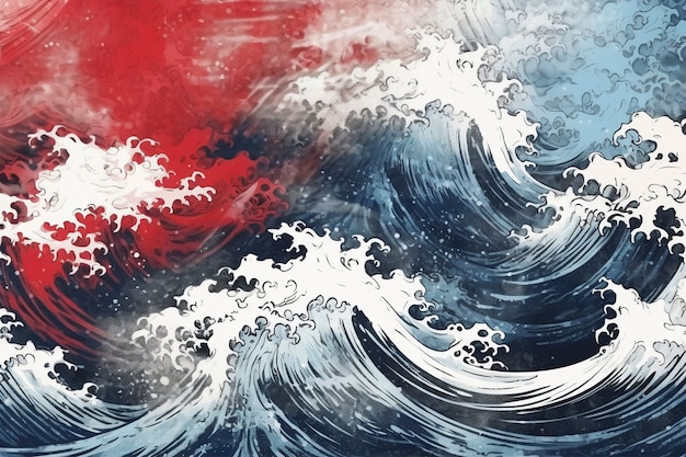 digital art style sea landscape