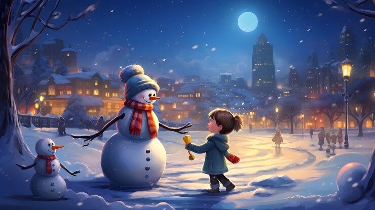Free Photo digital art style traditional christmas scene