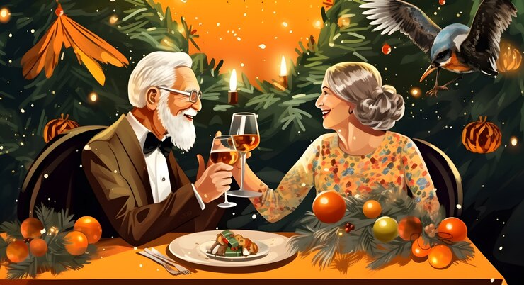 Free Photo digital art style traditional christmas scene