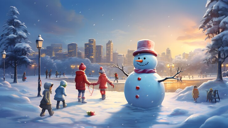Free Photo digital art style traditional christmas scene