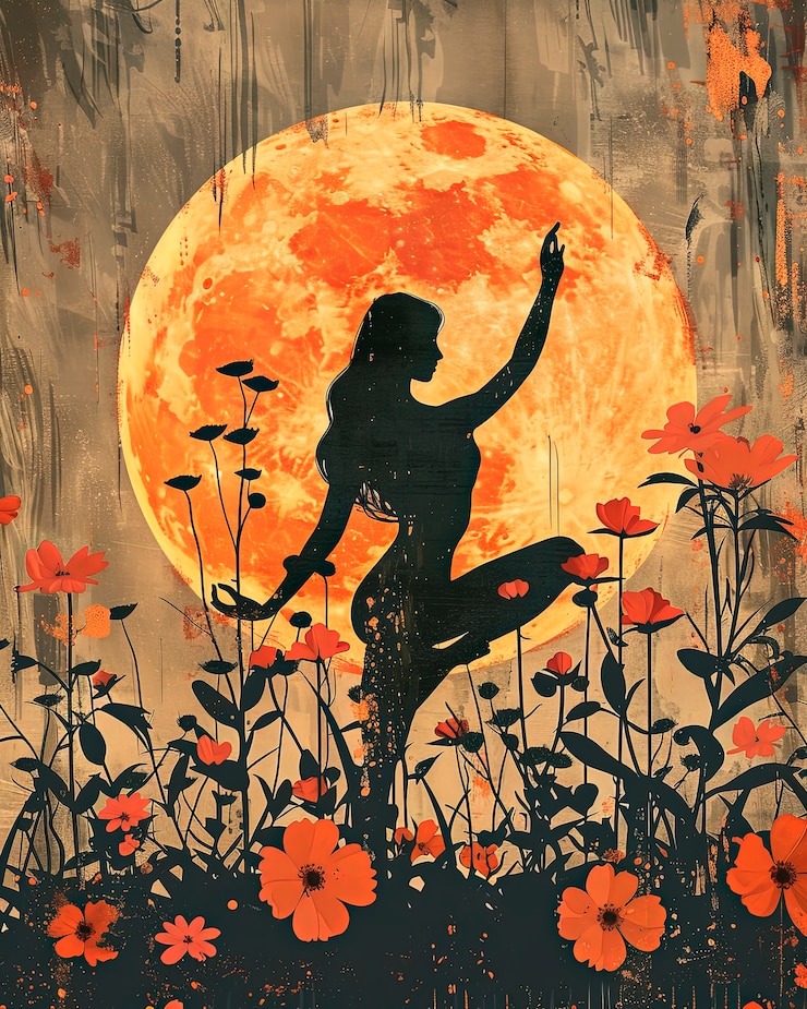 Free Photo digital art style yoga illustration