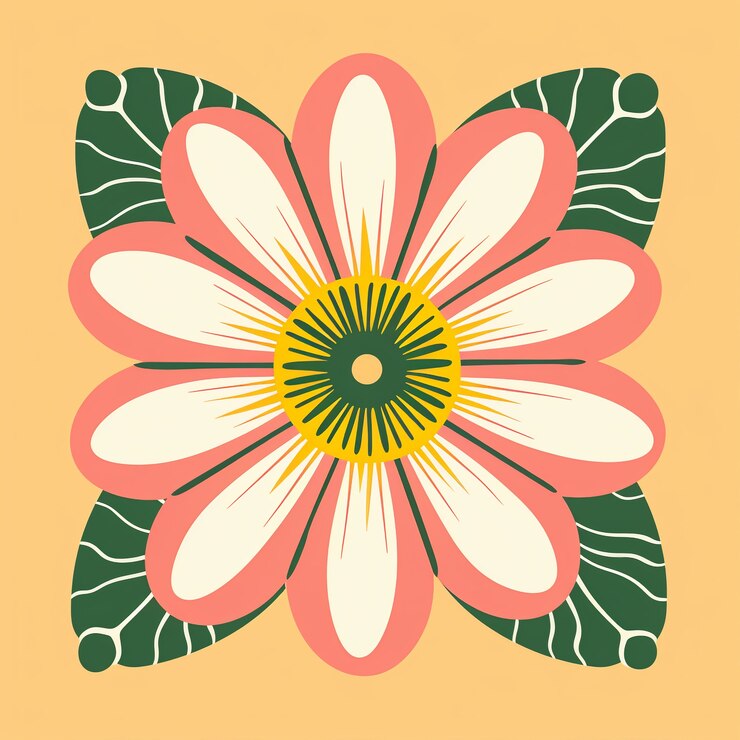 Free Photo digital art with organic floral shapes