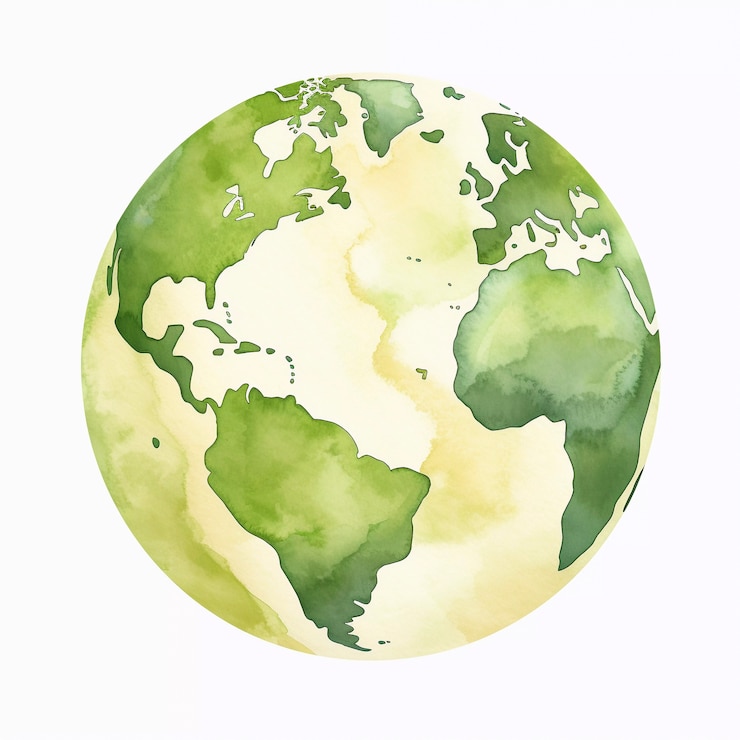 Free Photo digital art with planet earth