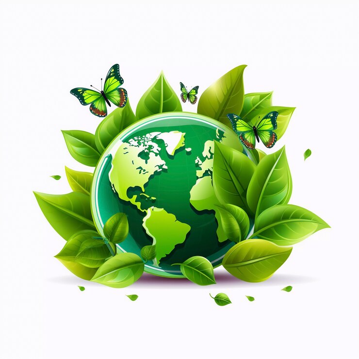 Free Photo digital art with planet earth