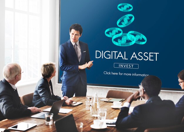 Digital Assets Finance Money Business Concept