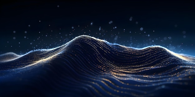 digital sound wave background