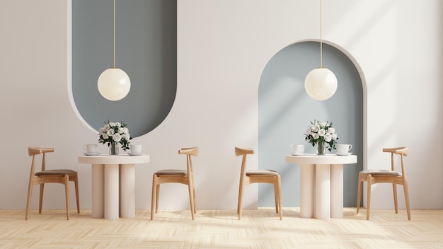 Dining room in a coffee shop