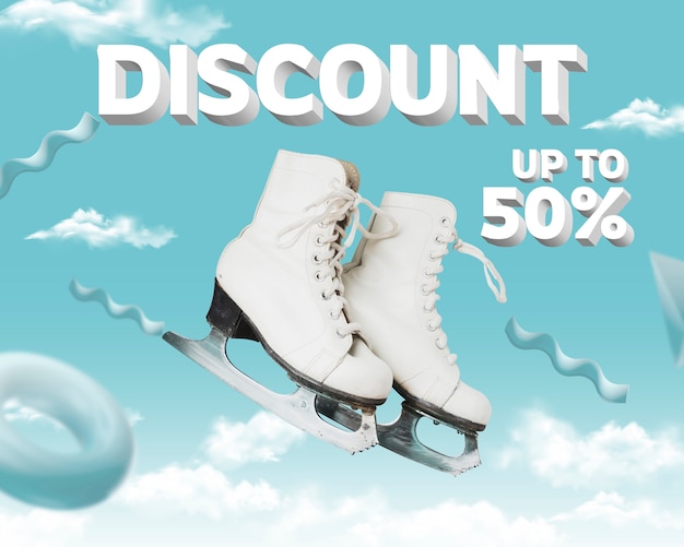 Free photo discount on ice skates