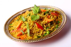 Free photo dish with rice