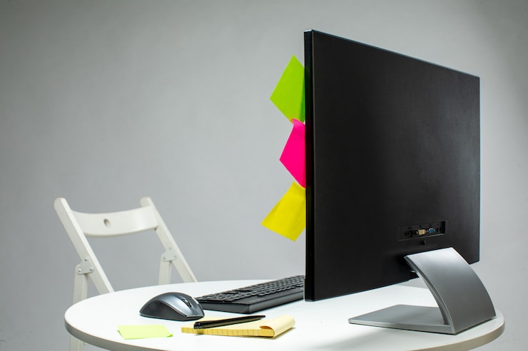 Free Photo display with pinned colorful sticks