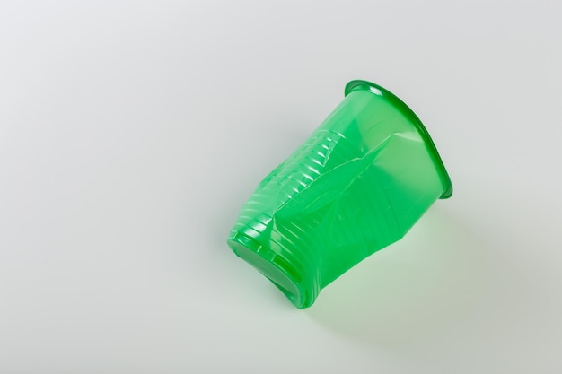 Disposable plastic glasses