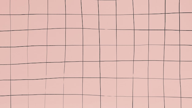 Free photo distorting grid on dull pink wallpaper