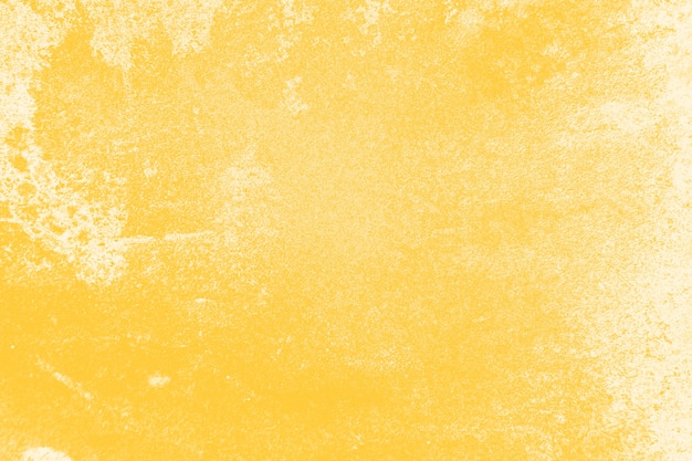 Free Photo distressed yellow wall texture background