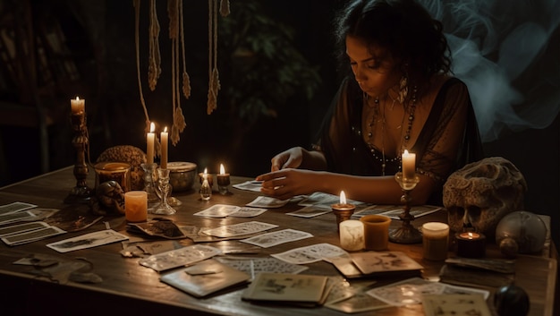 Free photo divination and fortune telling created with generative ai technology