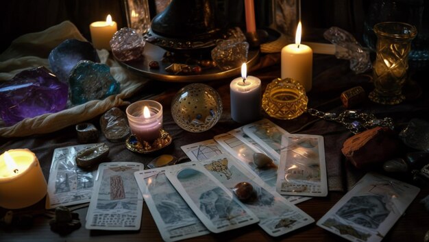 Divination and fortune telling created with Generative AI technology