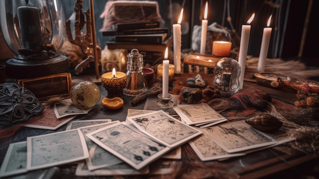 Free photo divination and fortune telling created with generative ai technology