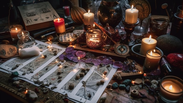 Divination and fortune telling created with Generative AI technology