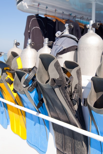 Free photo diving equipment