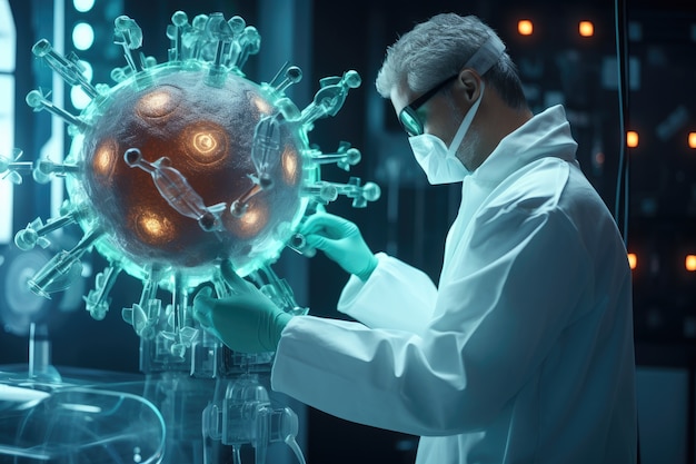 Doctor from the future concept