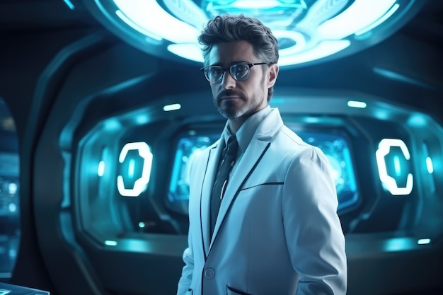 Doctor from the future concept