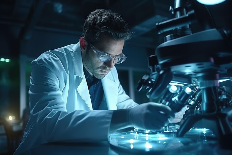 Free Photo doctor from the future concept