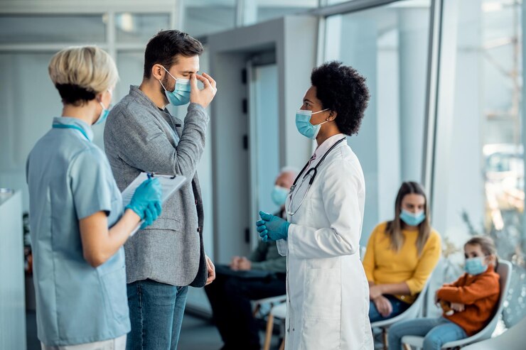 Free Photo doctor i have a constant headache lately