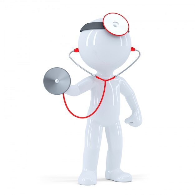 Free photo doctor with stethoscope