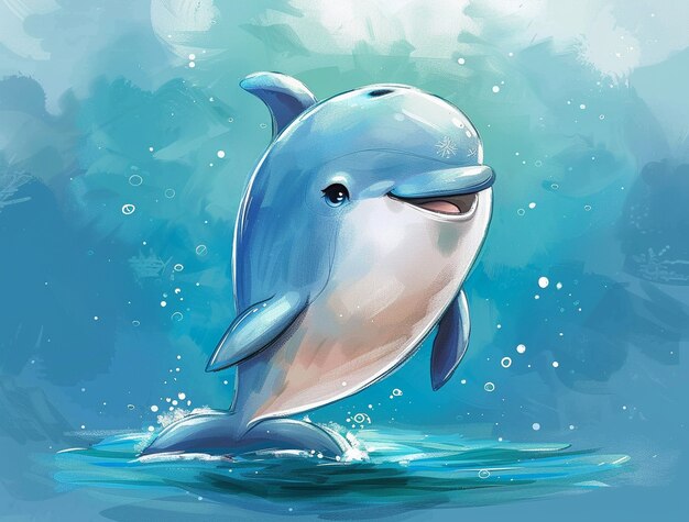 dolphin digital art