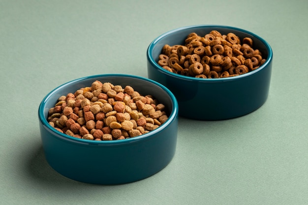 Domestic pet food assortment