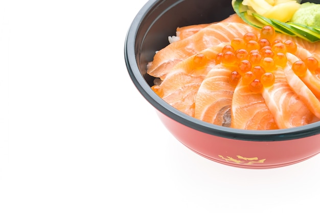 don sushi bowl wasabi asian