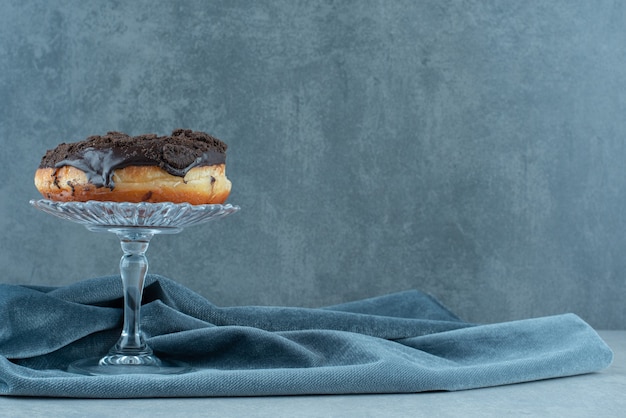 Delicious Donut Photography: Tempting Treats on a Marble Tablecloth
