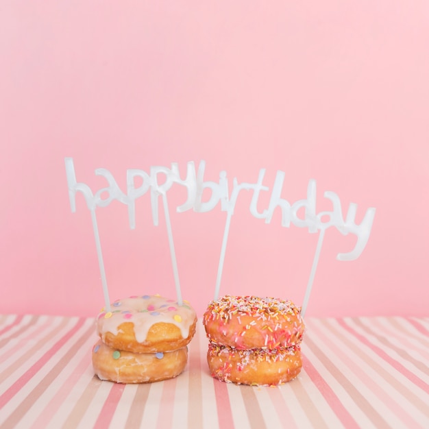 Free photo donut with topper