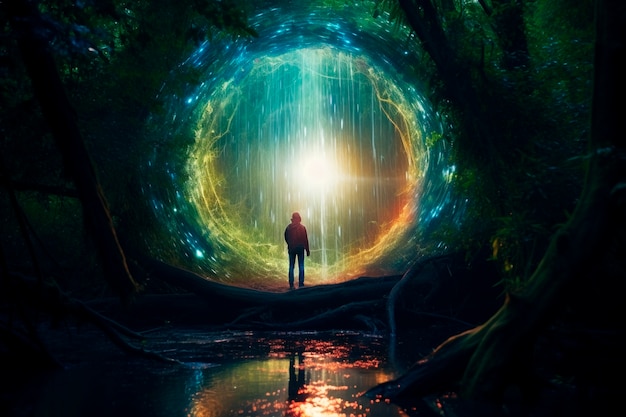 Door leading to magical world