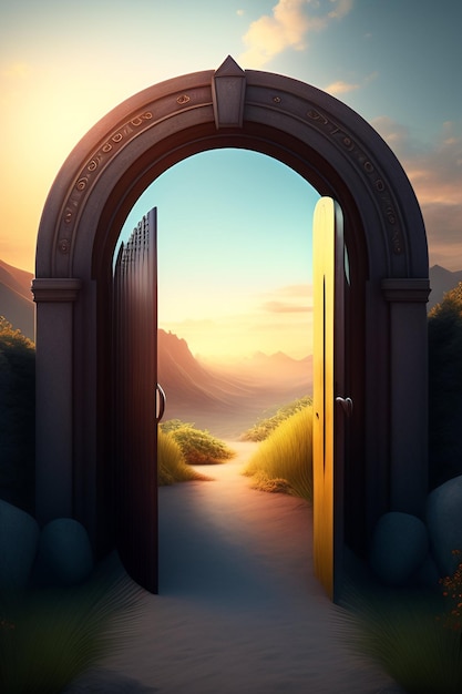 Дверь, открытая солнцу