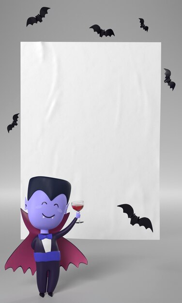 Dracula decoration for halloween