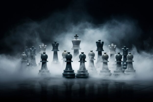 Dramatic chess piece