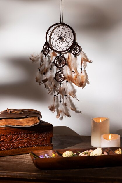 Dream catcher indoors still life