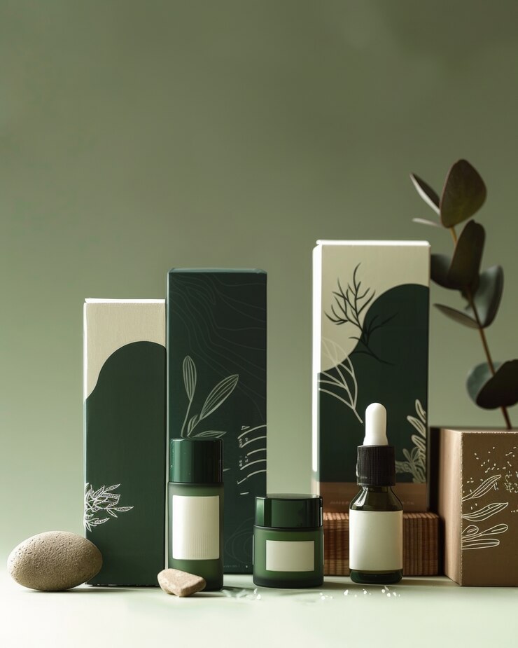 Free Photo dreamy aesthetic cosmetic product with fresh background