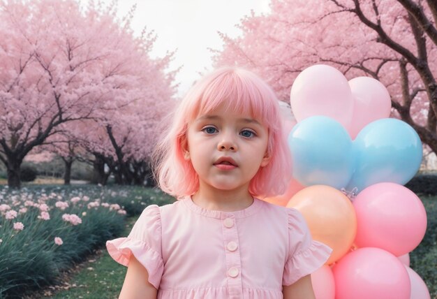 Foto gratuita celebrazione sognante della giornata dei bambini