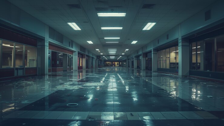 Free Photo dreamy interior of mall