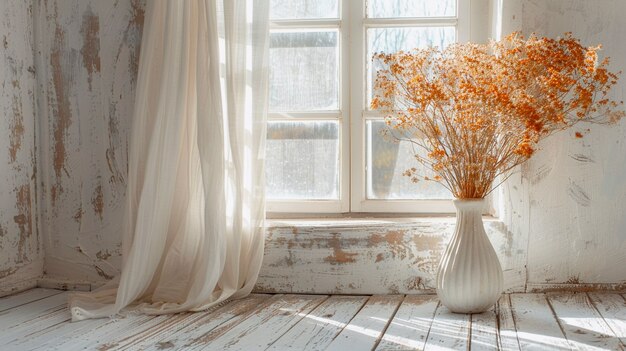 Dried autumn flowers representing indian sanchi stupa art