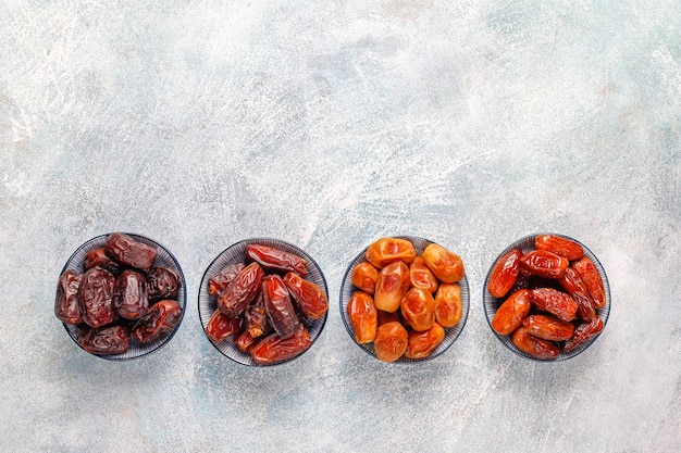 Dried dates or kurma.