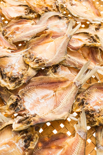 Free photo dried fish