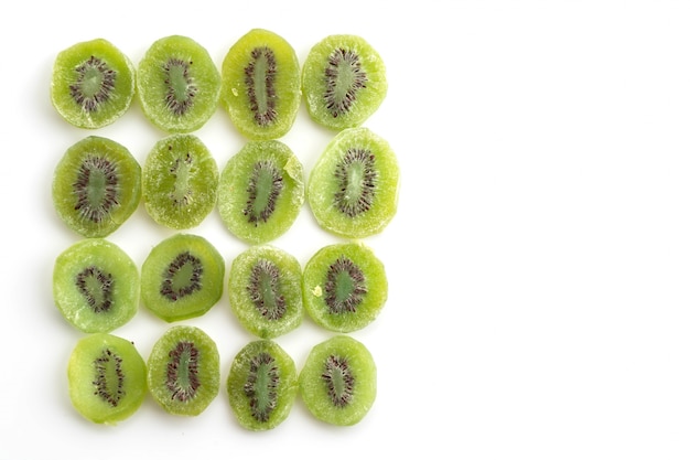 Free photo dried kiwi fruit