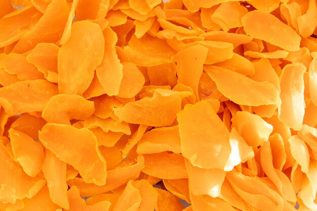 Dried orange fruit surface